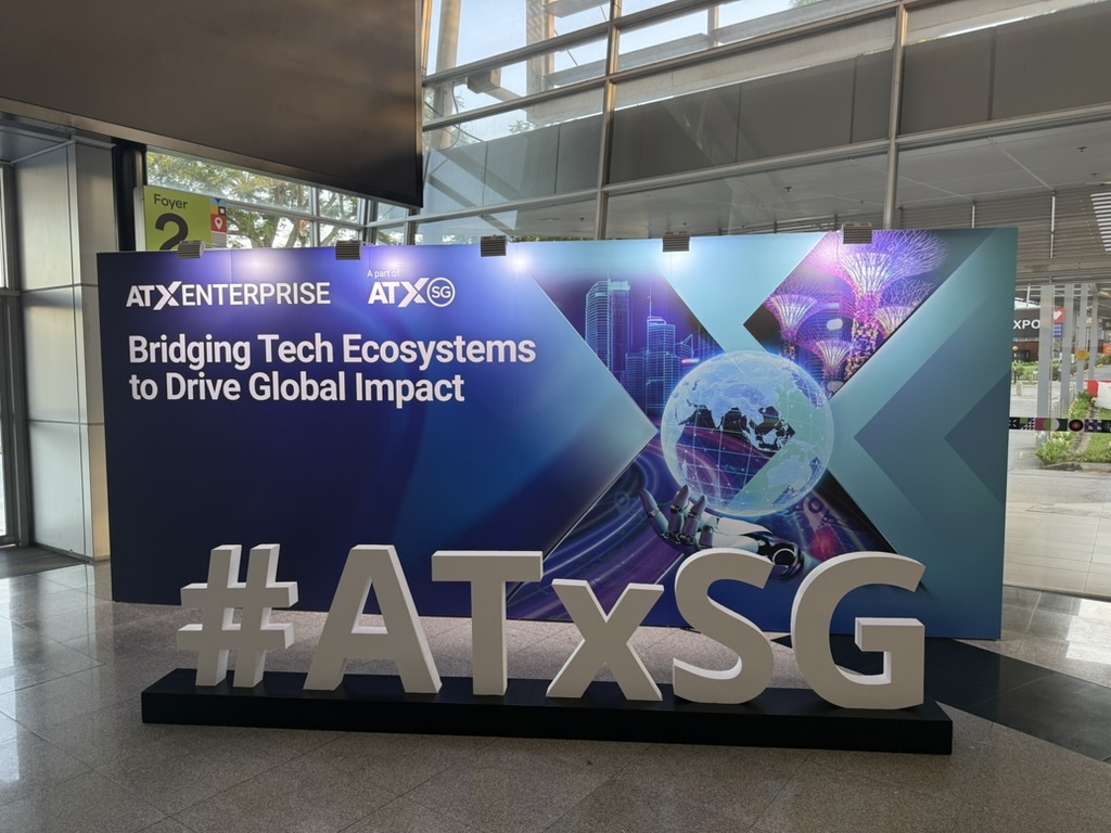 Asia Tech x Singapore event display